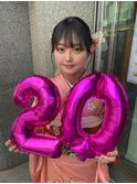 @fuchi_kuchi.okada［豊中,髪質改善/2025年成人式アップセット］
