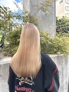 ファビ 渋谷(Fab) 渋谷/ミルクティーベージュ/ブリーチカラー