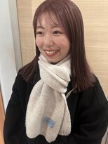 ガーランド (Garland)&nbsp;☆切りっぱなしヘア/暖色カラー/ワイドバング/原宿神宮前