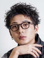 オーシャントーキョー 渋谷神南(OCEAN TOKYO)&nbsp;メンズカット無造作黒髪スパイキーショート刈り上げビジネス流行