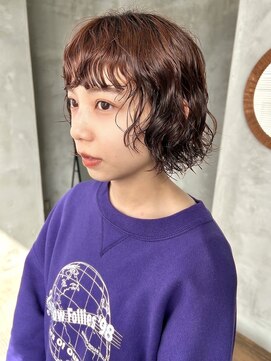 テトヘアー(teto hair) ボブパーマ　くせ毛風パーマ　ミニボブ