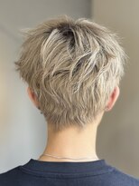 エフフォーユアヘアー(F for your hair)&nbsp;メンズカット、ミルクティーカラー