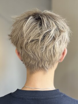 エフフォーユアヘアー(F for your hair) メンズカット、ミルクティーカラー