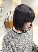 大人女子におすすめ/ミニボブ/束感カット/お手入れ簡単