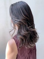 シオン(shion)&nbsp;韓国ヘア顔周りレイヤーロングミルクティー_ba304781