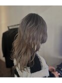 くすみカラー×大人ミディヘア/小倉