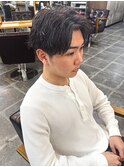 【amule hair】センターパート/フェザーパーマ/コンマバング
