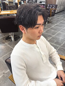 アムレヘアー(amule hair) 【amule hair】センターパート/フェザーパーマ/コンマバング