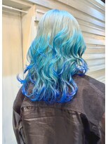 エール(a:le) ホワイトブルーグラデーション