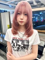 ノットイコール(not equal)&nbsp;layer cut × pink beige