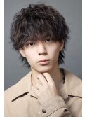 波巻きゆるふわマッシュウルフ
