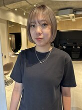 ソラス 緑地公園店(SOLAS) ボブ　ハイトーンベージュ