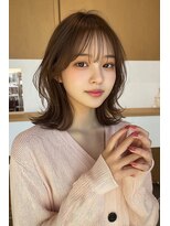 ルアナ(Luana) 韓国風顔まわりレイヤースタイル