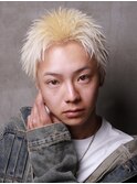 ブロンドスパイキーショート