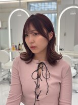コア プラス 立川(COA PLUS)&nbsp;透明感カラー韓国レイヤーカット前髪顔周り