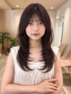 サンド ミュウ 横浜店(sand mieu) レイヤーカット/ロングレイヤー/レイヤー/ブラウンカラー