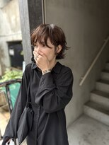 レイキョウト(Ray Kyoto)&nbsp;マッシュショートパーマ 襟足あり マッシュウルフパーマ
