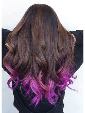 リミックス ヘアー(RE MIX HAIR) パープル系グラデーションカラー