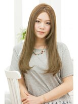アッシュタカサキ(ash takasaki)&nbsp;大人可愛い★小顔ナチュラルストレートロング