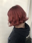 【Zina 梅田】 イメチェンレッド×毛先パーマ
