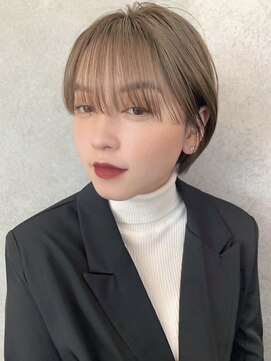 プレスドットサロン 表参道 青山(Press. Salon) 垢抜け柔らかmilk tea beige [表参道/表参道駅/青山/超音波］