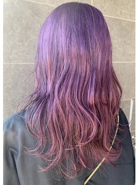 アルモ ヘア フア 東静岡(ALMO hair HUA) 【ALMO】〈大人っぽいピンク〉くすみラズベリー
