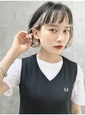 【orente表参道／青山】大人カジュアルボブ×インナーカラー