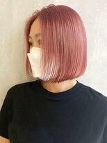 アルバム 渋谷パルコ(ALBUM)&nbsp;ピンクボブ_グレージュカラーボブウルフココアベージュ_ba351851