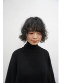 マッシュウェーブボブスタイル/パーマスタイル/くせ毛風パーマ