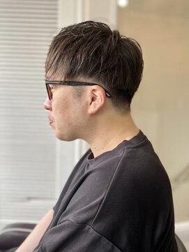 ソイクフ 四条大宮店(SOY-KUFU) 【soy-kufu】MEN'S HAIRマッシュパーマアッシュブラック