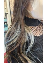 ギミック ヘア ファクトリー(gimmick hair factory) インナーミズ色ライトカラー