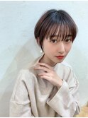 ショート/前髪カット×縮毛矯正★美髪[池袋]