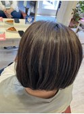 白髪ぼかしハイライト