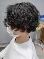 リット×ベリエ(Lit.×belier)&nbsp;スパイラルパーマ無造作パーマメンズパーマツーブロックフェード