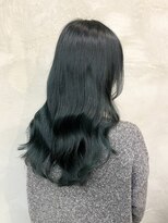 ペスカ 長町南店(pesca)&nbsp;blue green (ブリーチなしダブルカラー) OIKAWA