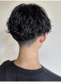 直毛さんでもニュアンスパーマで柔らかくオシャレに!/前髪パーマ