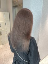 天神美容室&nbsp;ブリーチ×ミルクティー×ロングヘア