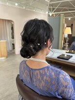 キュオンシア(CUEON. ciea)&nbsp;お呼ばれヘア×シニヨンヘア