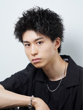 アルファ 新宿(alpha) 【alpha 新宿】アップバング×スパイキーショート