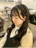 ハーフアップ