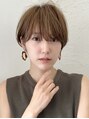 アンド ストーリーズ(&STORIES)&nbsp;辺見えみり風ショート分け目がなしでふんわりショート