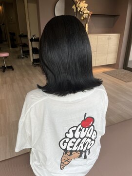 リアン(Lien.) 艶髪ダークグレー