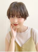 ★前下がりショートボブハンサムショートカットカラーパーマケア