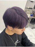 ディープパープル、ブリーチカラー、ラベンダー