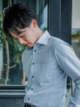 ダグラスヘア フォーシーム 三重 四日市(Douglas hair FOUR SEAM) 【センターパート】ビジネスライクセンターパート