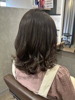 ザラブズラフズヘアー 守恒店(the loves laughs hair) 透明感オリーブアッシュ/髪質改善/メンテナンスカット