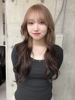 ソル バロール 表参道(SOL .valor)&nbsp;ベージュ×ブラウン ルーツカラー