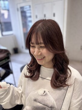 アデプト 北千住店(adept) ★オリーブグレークラゲヘアーココアベージュ小顔レイヤー