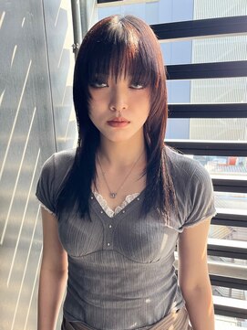 ピークアブー 銀座中央通り(PEEK-A-BOO) トレンド感◎ストレートシャギー