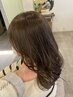 カット＋上質オーガニックフルカラー＋シルキーTretment＋マイクナノロバブル